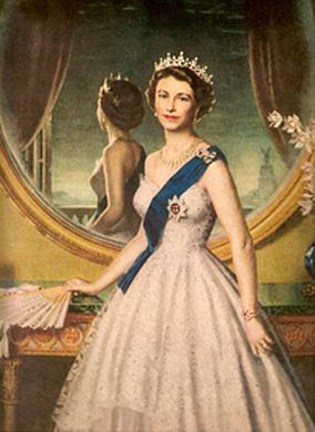 portrait of Queen Elizabeth