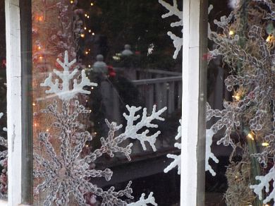 Snowflakes in Window